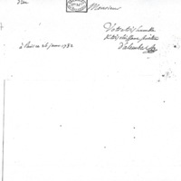 Lettre de D'Alembert à Collenot David, 26 janvier 1782