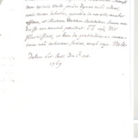 Lettre de D'Alembert à Gunnerus, 1er octobre 1769