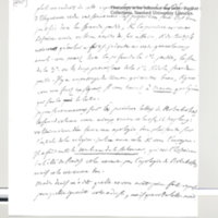 Lettre de D'Alembert à Mme Du Deffand (Vichy Chamron), 22 décembre 1752