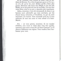 Lettre de Lespinasse dictant à D'Alembert à Condorcet, 22 août 1769