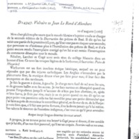Lettre de Voltaire à D'Alembert, 10 août 1767