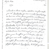 Lettre de D'Alembert à Voltaire, 8 juin 1770