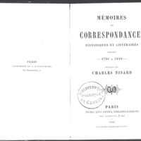 Lettre de Nivernais à D'Alembert, 12 mai 1772