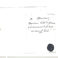 Lettre de D'Alembert à Germanès, 3 octobre 1774