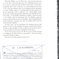 Lettre de D'Alembert à Frédéric II, 12 septembre 1774