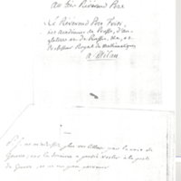 Lettre de D'Alembert à Frisi, 30 janvier 1770