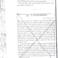 Lettre de D'Alembert à Frédéric II, 14 décembre 1781