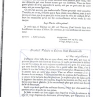 Lettre de Voltaire à D'Alembert, 27 mai 1765
