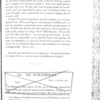 Lettre de Frédéric II à D'Alembert, 8 septembre 1782