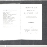 Lettre de D'Alembert à Frédéric II, 16 juillet 1754