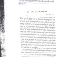 Lettre de D'Alembert à Frédéric II, 8 juin 1770