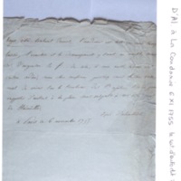Lettre de D'Alembert à La Condamine Charles, 7 novembre 1755