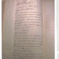 Lettre de Maurepas à D'Alembert, 1er mars 1746