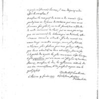 Lettre de D'Alembert à Villahermosa, 9 février 1773