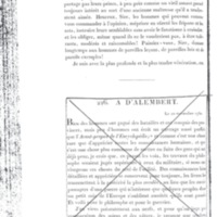 Lettre de D'Alembert à Frédéric II, 3 novembre 1780