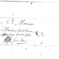 Lettre de D'Alembert à Hume David, 14 mai 1767