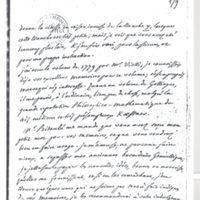 Lettre de D'Alembert à Lagrange, 1er mars 1782