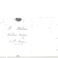 Lettre de D'Alembert à Mme Necker (Curchod), 27 octobre 1778