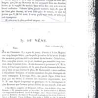 Lettre de D'Alembert à Frédéric II, 10 février 1767