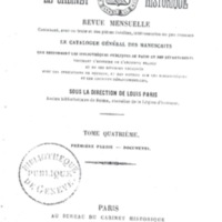 Lettre de D'Alembert à Bernardin de Saint Pierre, 30 mars 1775