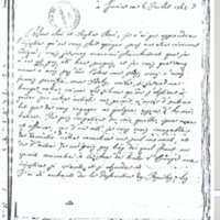 Lettre de Lagrange à D'Alembert, 6 juillet 1765