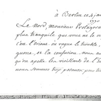 Lettre de Frédéric II à D'Alembert, 4 janvier 1770