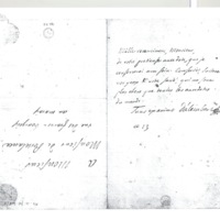 Lettre de D'Alembert à Portelance, 1781