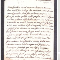 Lettre de Lespinasse dictant à D'Alembert à Condorcet, 10 juillet 1772