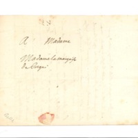 Lettre de D'Alembert à Mme de Crequÿ (Froullay), février 1751