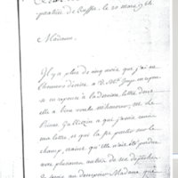 Lettre de D'Alembert à Catherine II, 20 mars 1764