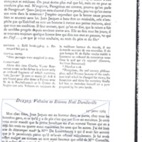 Lettre de Voltaire à D'Alembert, 15 janvier 1765
