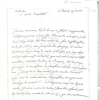 Lettre de D'Alembert à Servan, 15 janvier 1767