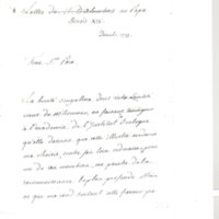 Lettre de D'Alembert à Benoît XIV, octobre 1755