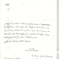 Lettre de D'Alembert à Catherine II, 15 avril 1765