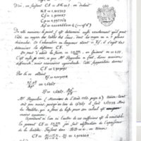 Lettre de Lambert Jean Henri à D'Alembert, 12 octobre 1773