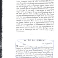 Lettre de Frédéric II à D'Alembert, décembre 1764