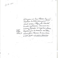 Lettre de Mme Mornay à D'Alembert, 20 février 1779