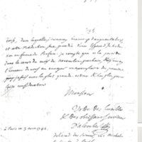 Lettre de D'Alembert à Euler Leonhard, 3 août 1746