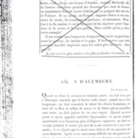 Lettre de Frédéric II à D'Alembert, 28 mai 1781