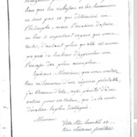 Lettre de Odar à D'Alembert, 2 septembre 1762