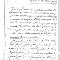 Lettre de D'Alembert à Voltaire, 23 mai 1767
