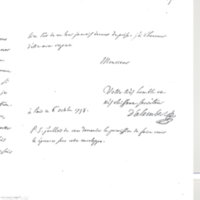 Lettre de D'Alembert à Malesherbes, 6 octobre 1758