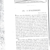 Lettre de Frédéric II à D'Alembert, 30 octobre 1782