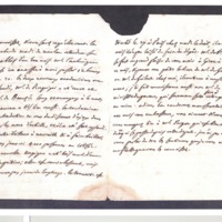 Lettre de Lespinasse dictant à D'Alembert à Condorcet, 10 juillet 1772