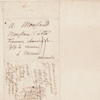 Lettre de D'Alembert à Fromant, 17 novembre 1779