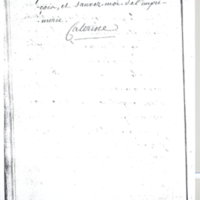 Lettre de Catherine II à D'Alembert, 23 avril 1764
