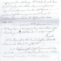 Lettre de Keith à D'Alembert, 1763