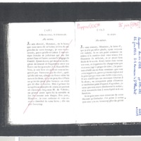 Lettre de Rousseau Jean Jacques à D'Alembert, 26 juin 1751