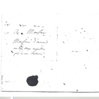 Lettre de D'Alembert à Baculard d'Arnaud, 16 septembre 1765