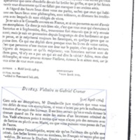 Lettre de Voltaire à D'Alembert, 14 avril 1764